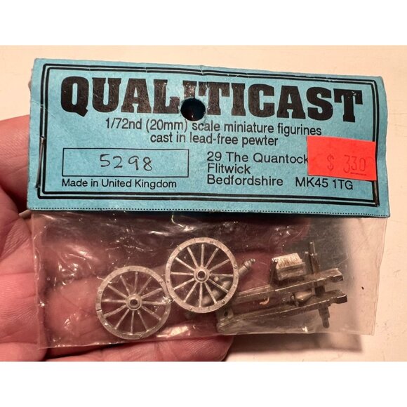 Qualiticast 1/72nd 20mm Scale Miniature Cast In Lead-Free Pewter, Made in UK - Picture 2 of 7